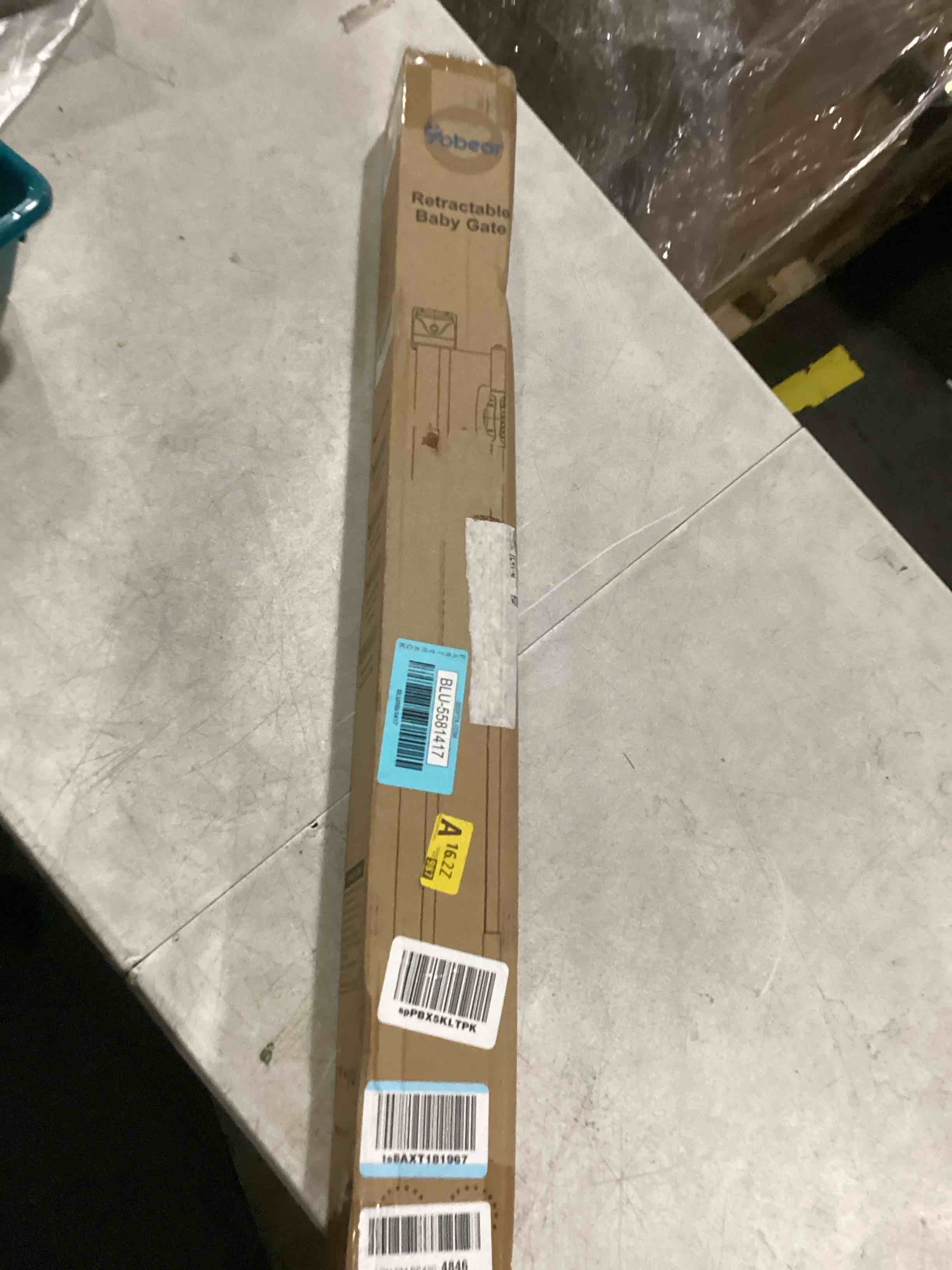 Retractable Mesh Baby Gate Dog Gate 34" Tall, Extends Up to 55" Wide