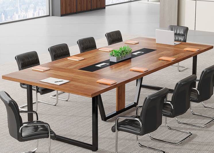 Tribesigns 8FT Conference Table, 94.49" Meeting Table Hoga-XK00327-B ( INCOMPLETE / BOX B )