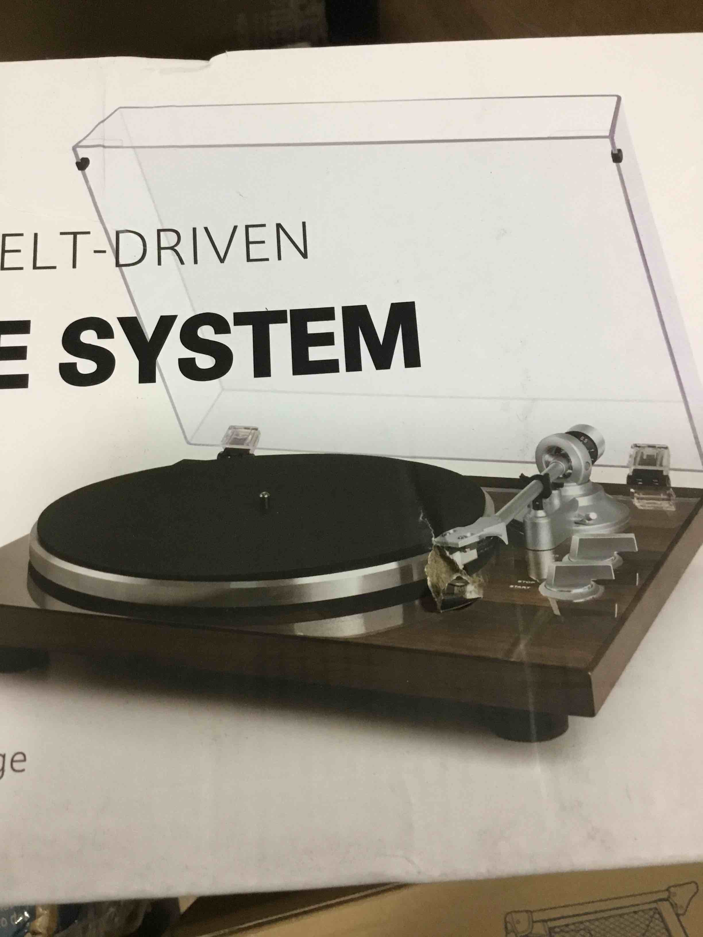 HIGH TECH BELT DRIVEN TURNTABLE SYSTEM 