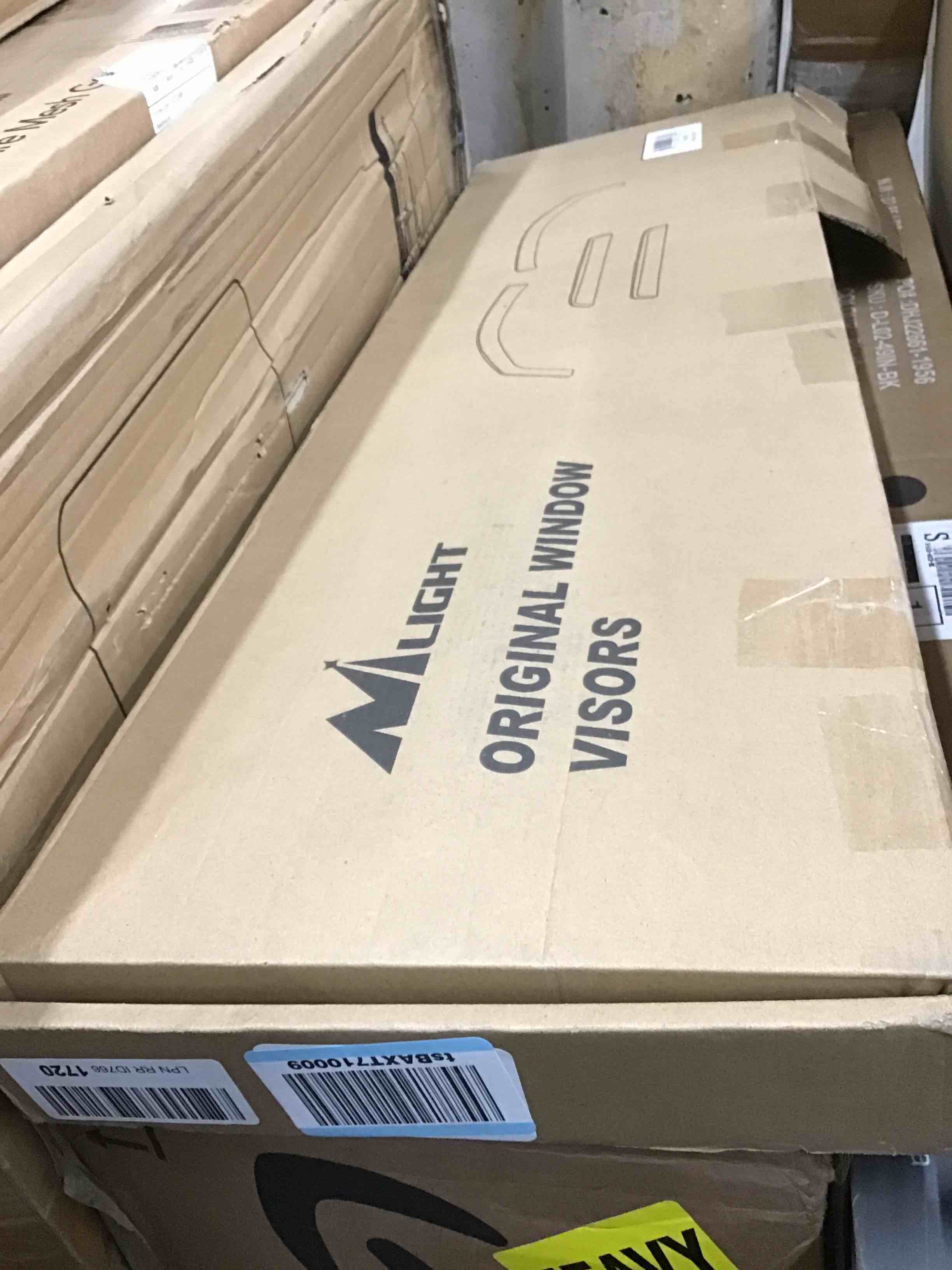 Nilight Window Deflectors for Chevy Silverado 1500 Crew Cab/GMC Sierra 1500 Crew Cab 2019 2020 2021 2022 2023 2024 Durable Rain Guards-4pcs