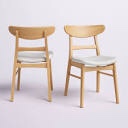 Gallman Fabric Upholstered Solid Wood Side Chair