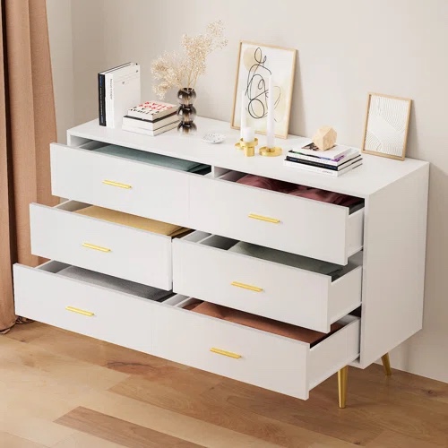 Moheez 6 - Drawer 47.2" W Double Dresser