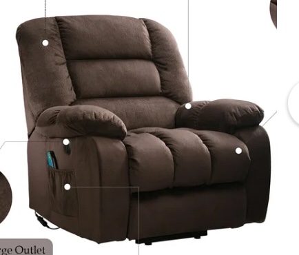 Ebello Big Power Lift Recliner Chair, (incomplete) 