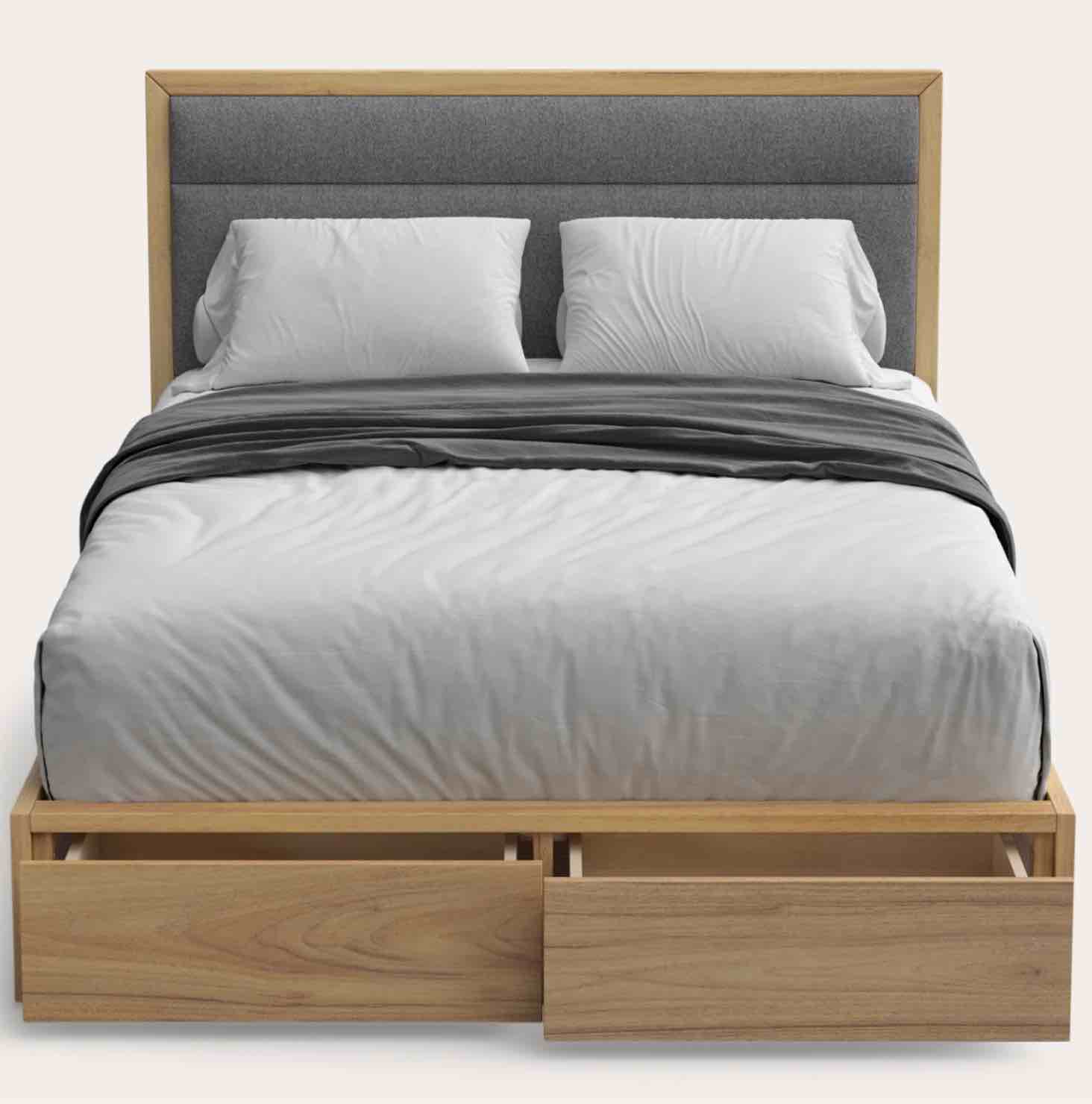 Adams Queen Storage Bed (Incomplete Box 2/3)