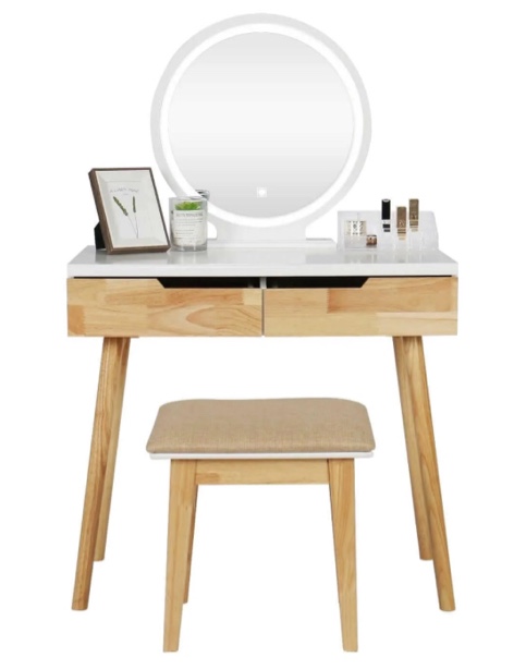 (incomplete) Adjustable LED Touch Screen Vanity Table HW1083