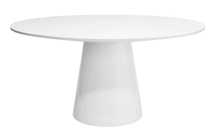 Round dining table base (white) similar to stock photo incomplete
