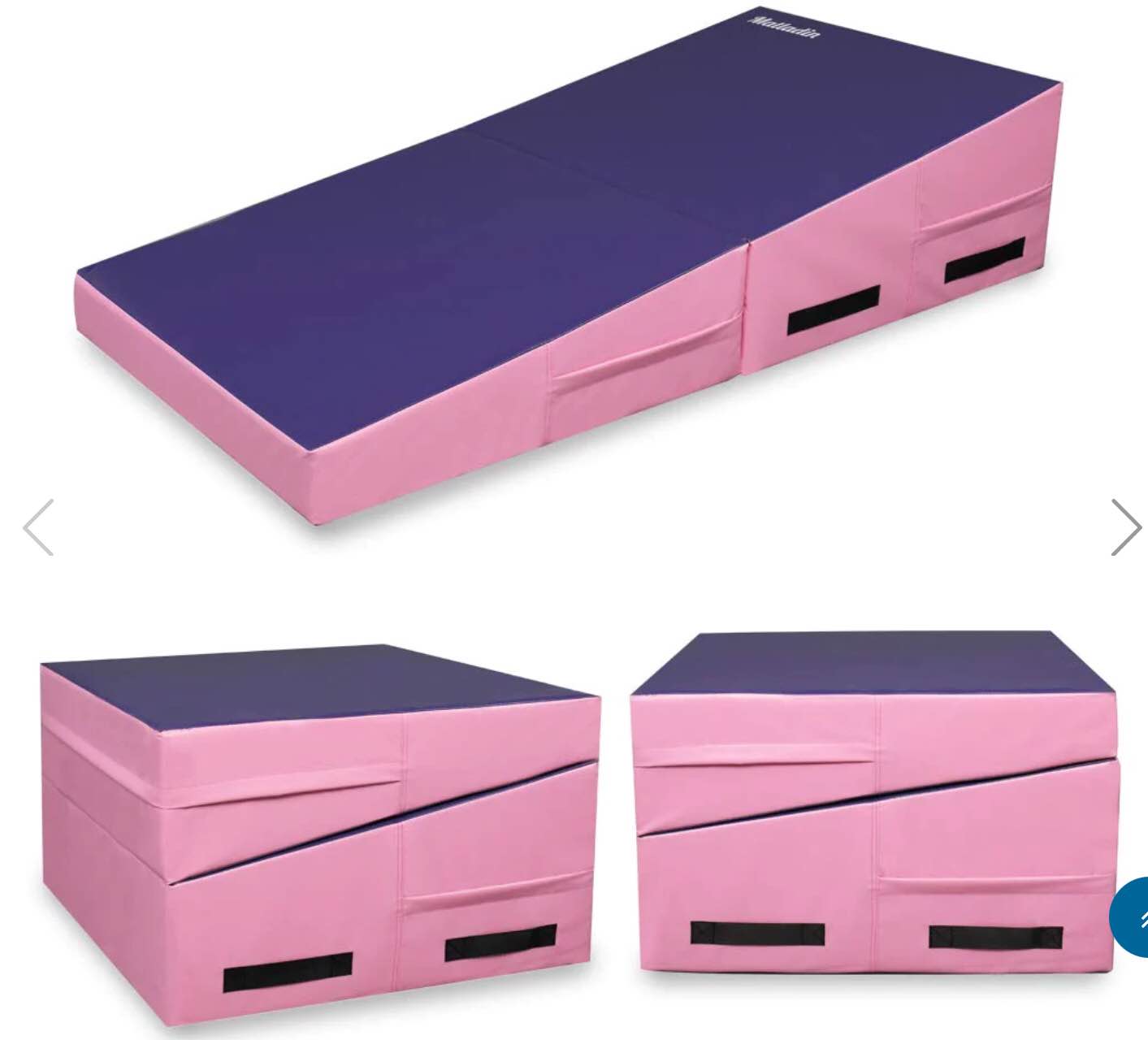 Matladin Gymnastics Incline Mat Folding Gymnastics Wedge Tumbling Mat