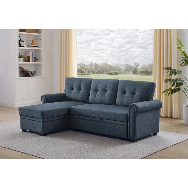 Rossignol 86" Rolled Arm Sofa Bed *3 boxes total*