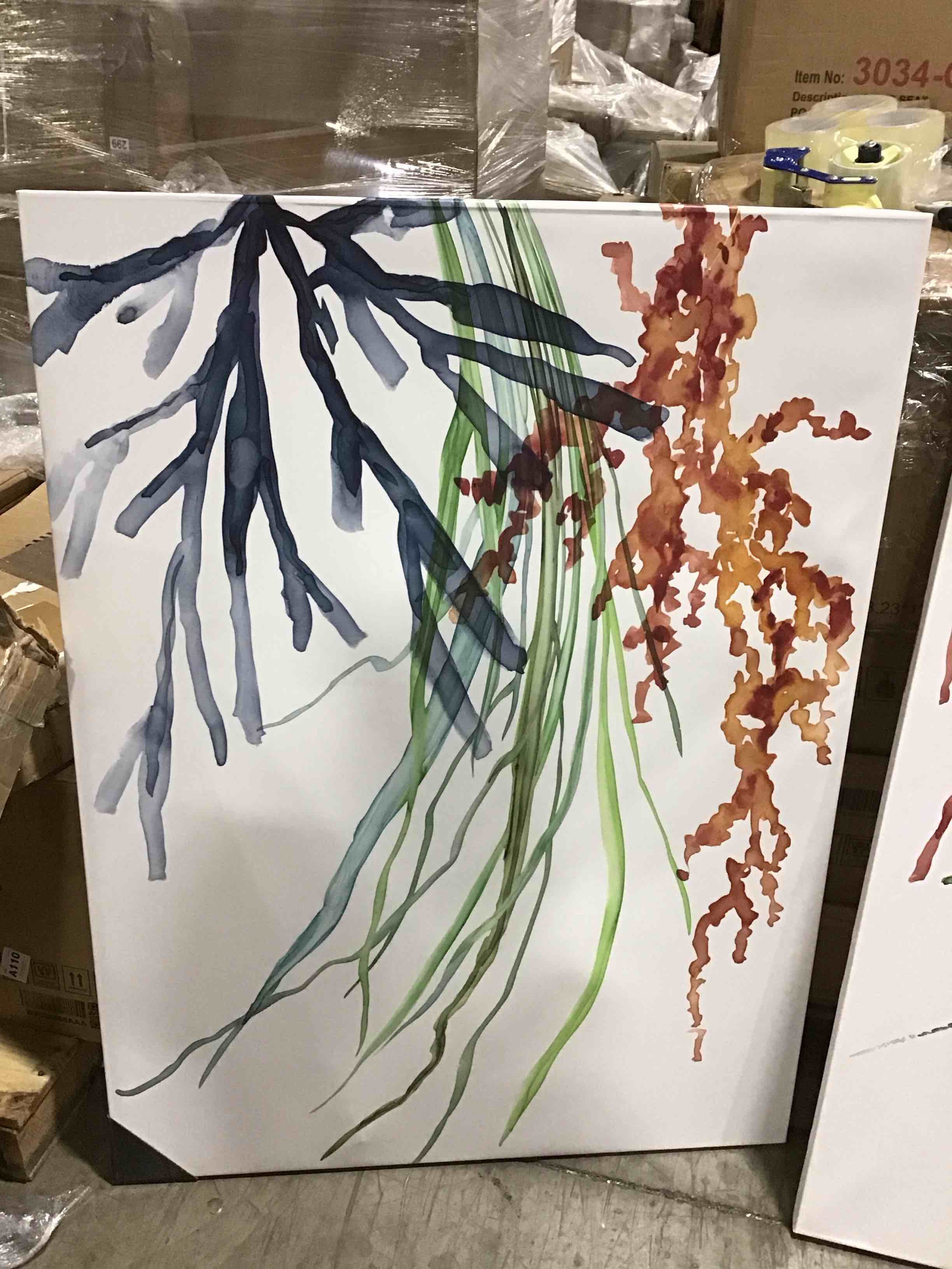 36” x 48” printed canvas set of 2