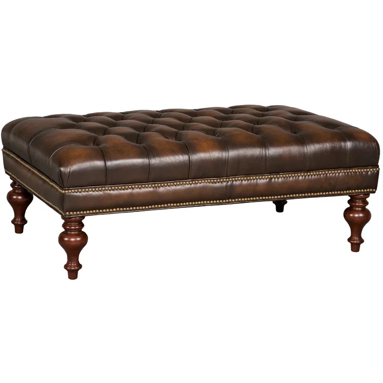 Hooker Furniture Rectangle Leather Ottoman