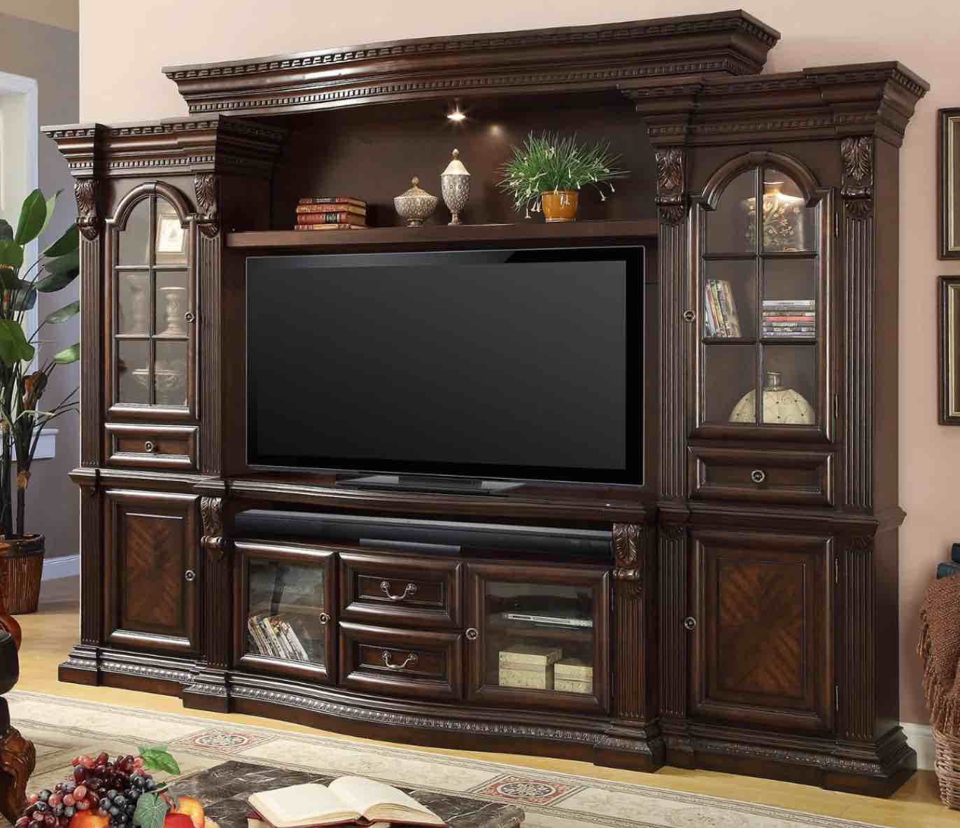 BELLA 4-PIECE ESTATE WALL (Incomplete-Shelf and Back Panel