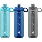 Pogo BPA Free Tritan Water Bottles with Flip Lid and Straw - 32 Ounce, 3 Pack