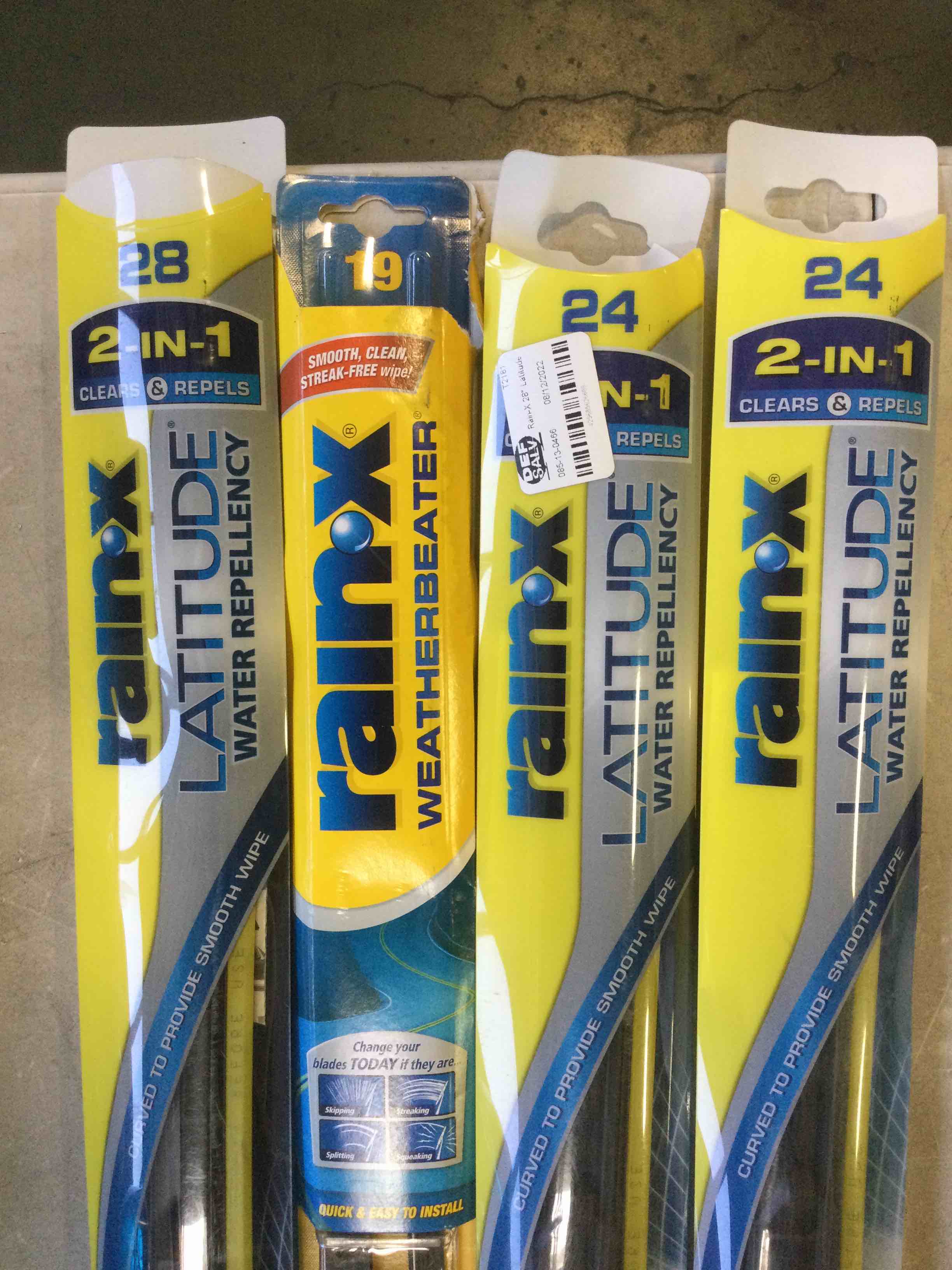 Assorted RAIN X, Wipers Blade