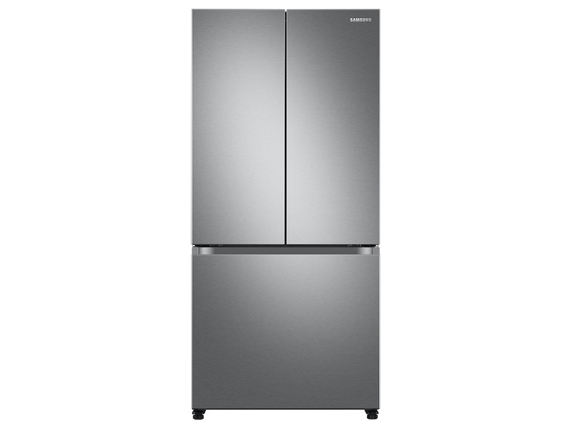 RF18A5101SR/AA Samsung 18 cu. ft. Smart Counter Depth 3-Door French Door Refrigerator in Stainless Steel