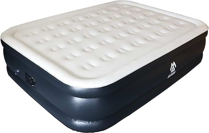 BalanceFrom Elevon Air Mattress with Built in Pump - Luxury Double High Inflatable Bed for Home, Travel & Camping