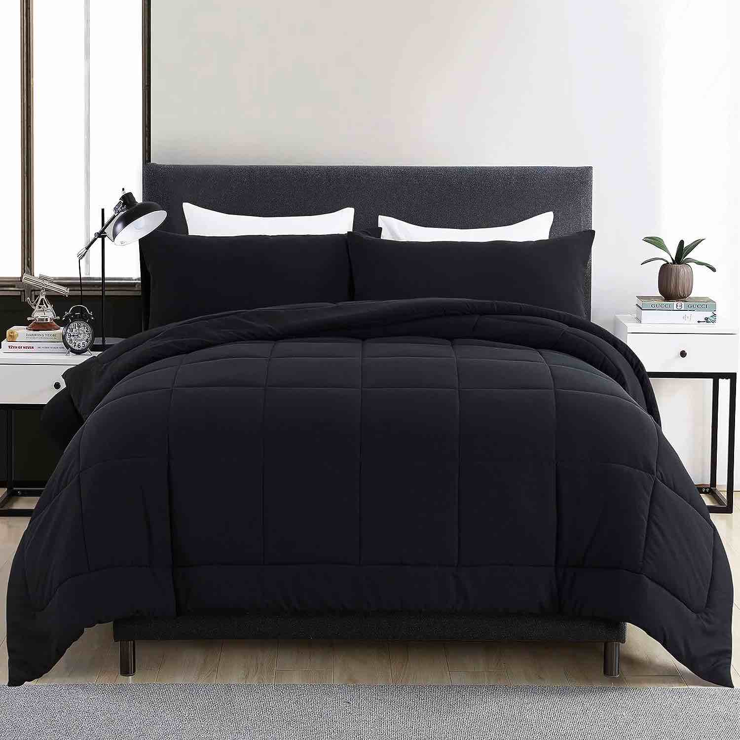 black comforter