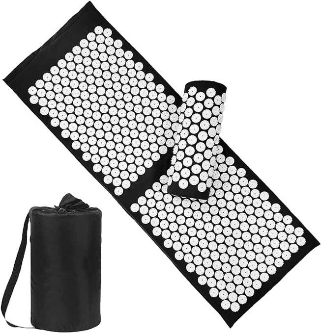 acupressure mat and pillow relief message mat