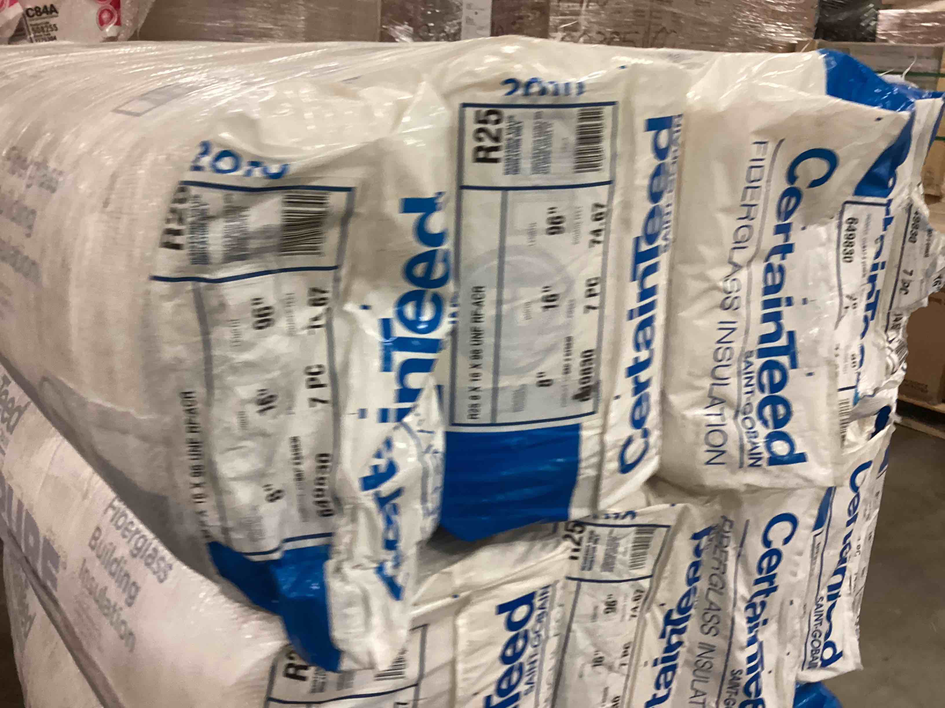 4 batts r19 unfaced 16” insulation your bid per batt