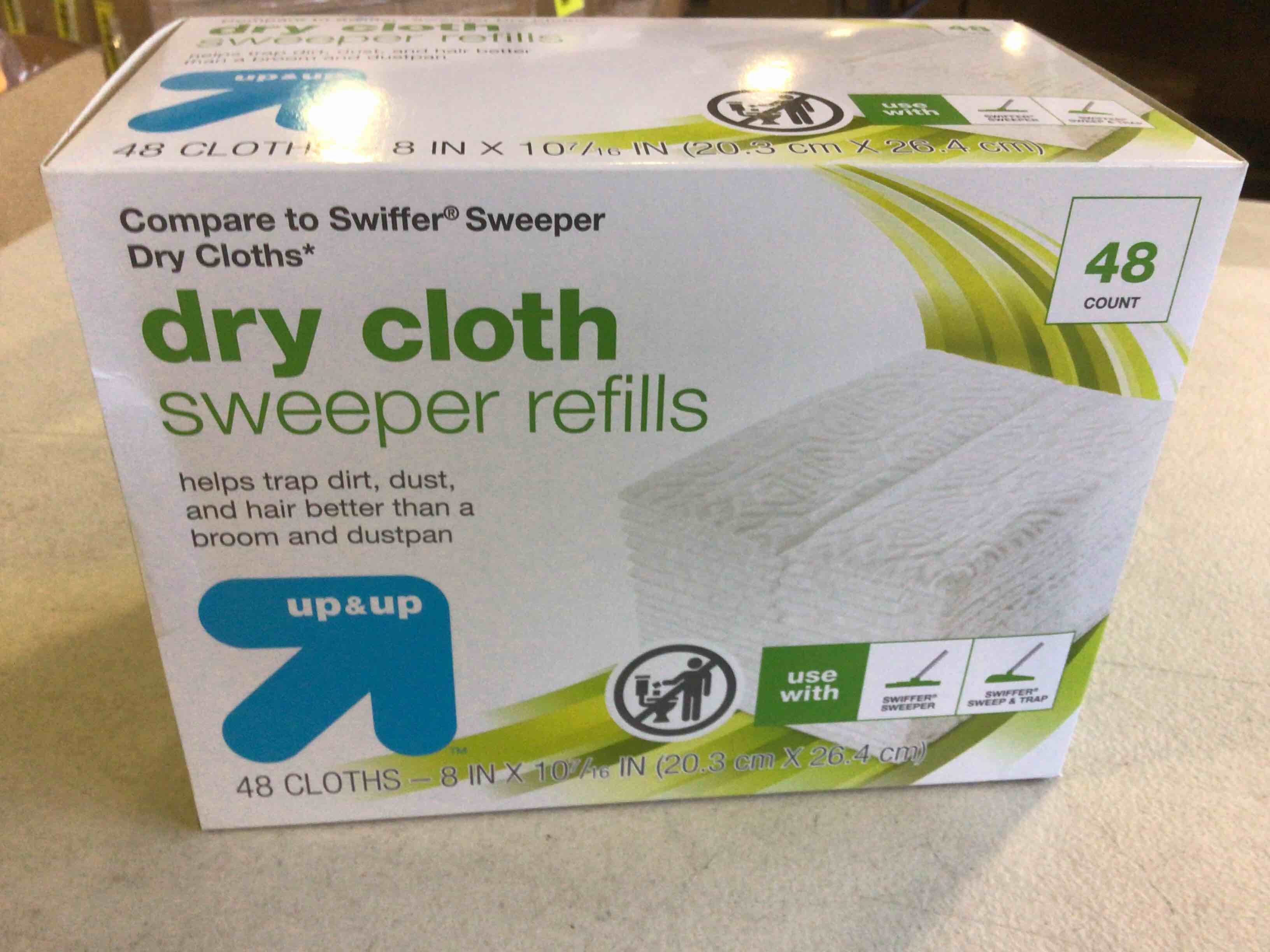 Dry Cloth Sweeper Refills 48 ct - up & up