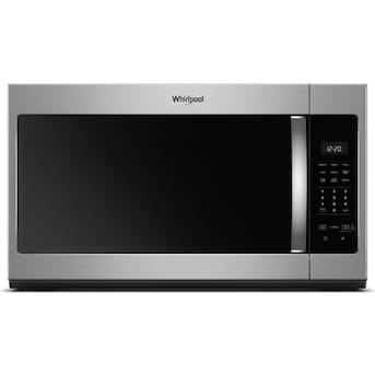 WHIRLPOOL 1.7-cu ft 1000-Watt Over-the-Range Microwave (Fingerprint Resistant Stainless Steel)