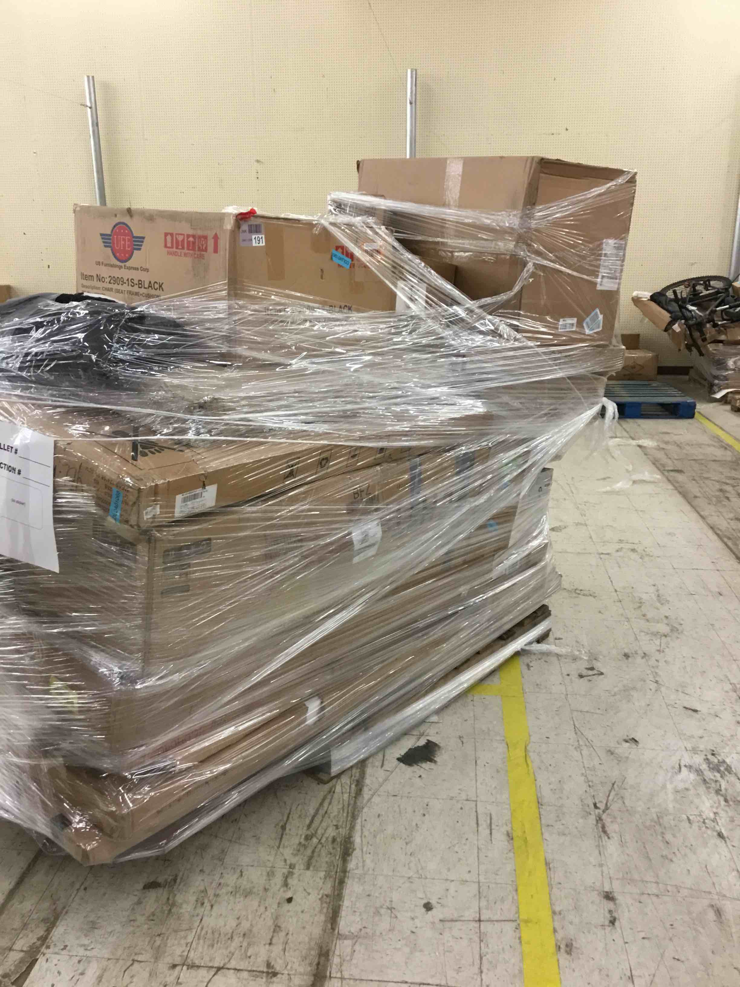 *Pallet Lot Assorted Products (winning Bidder Must Take All Products,Boxes,etc…) pallet#9