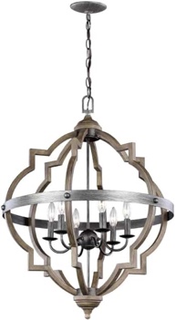 Sea Gull Lighting Sea Gull Socorro 6 Light Stardust Hall Foyer Fixture