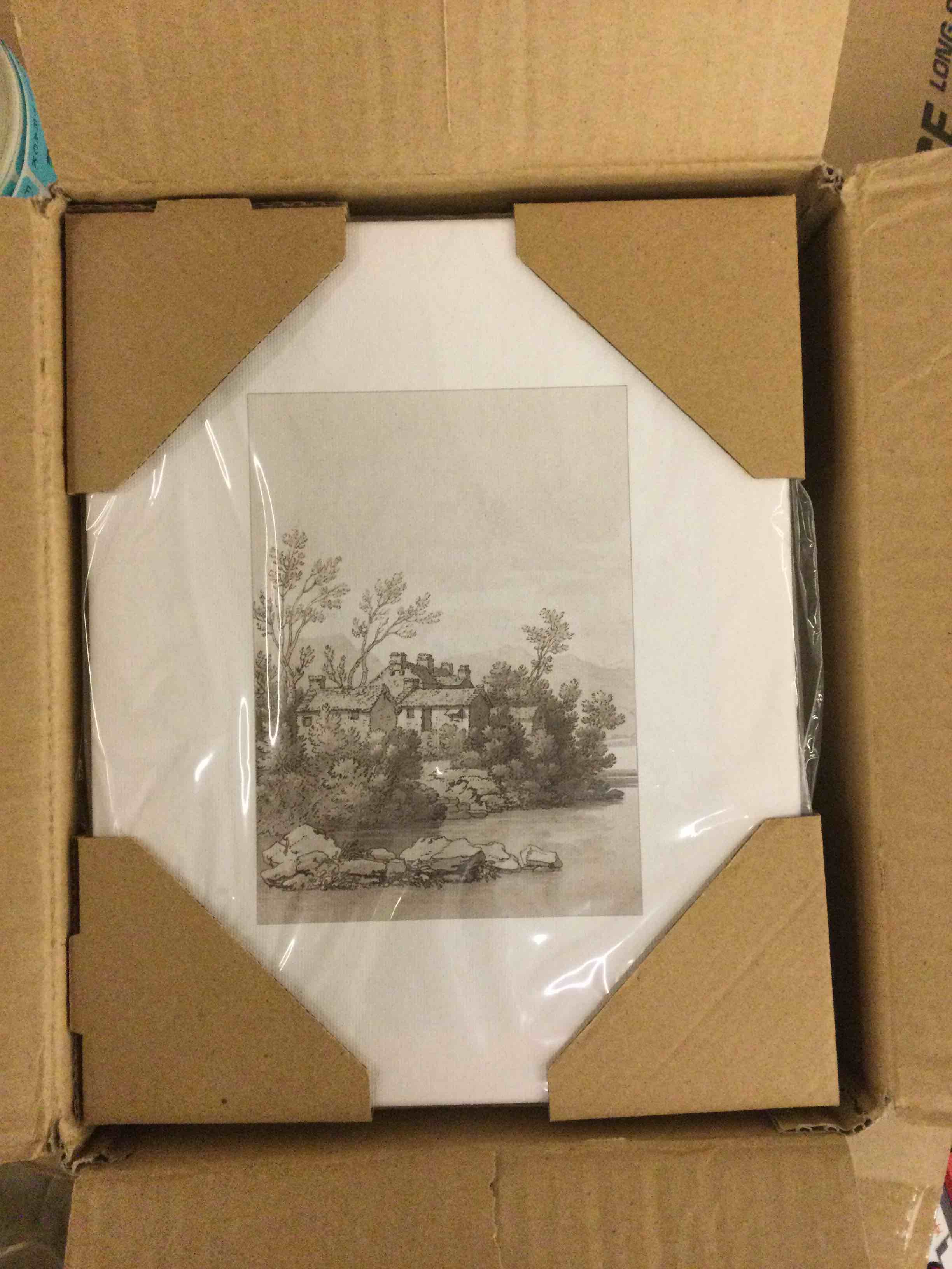 Condition photo showing New/Like New for (similar to stock photo) Joocrise Neutral Wall Art Decor Set of 6 Vintage Canvas Wall Art Rustic Farmhouse Wall Art Botanical Prints Country Pictures Neutral Vintage Artwork for Living Room Bedroom 