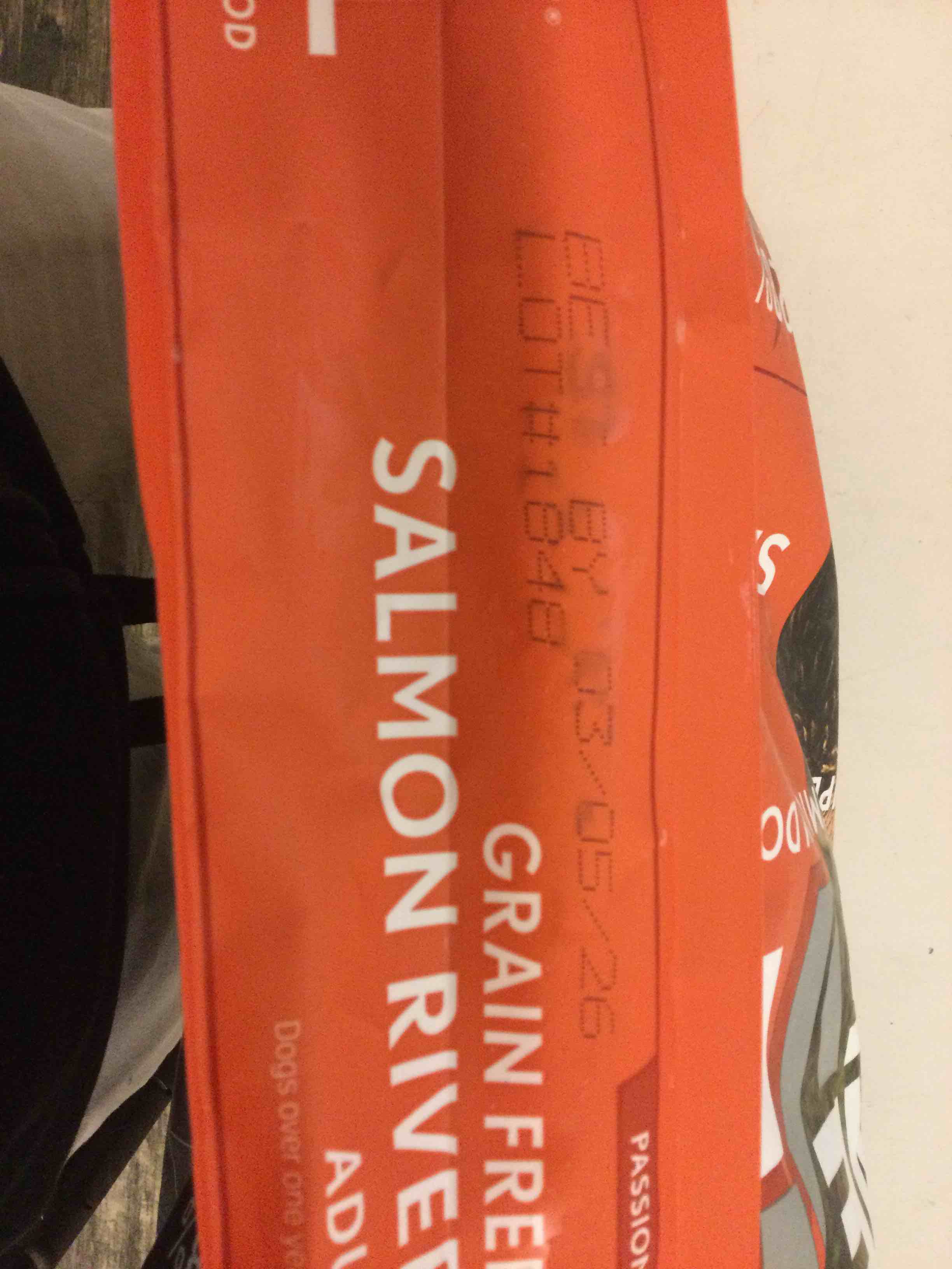 Condition photo showing New/Like New for Next Level 108SR15 Salmon River Grain Free Dog Food - 15 lbs