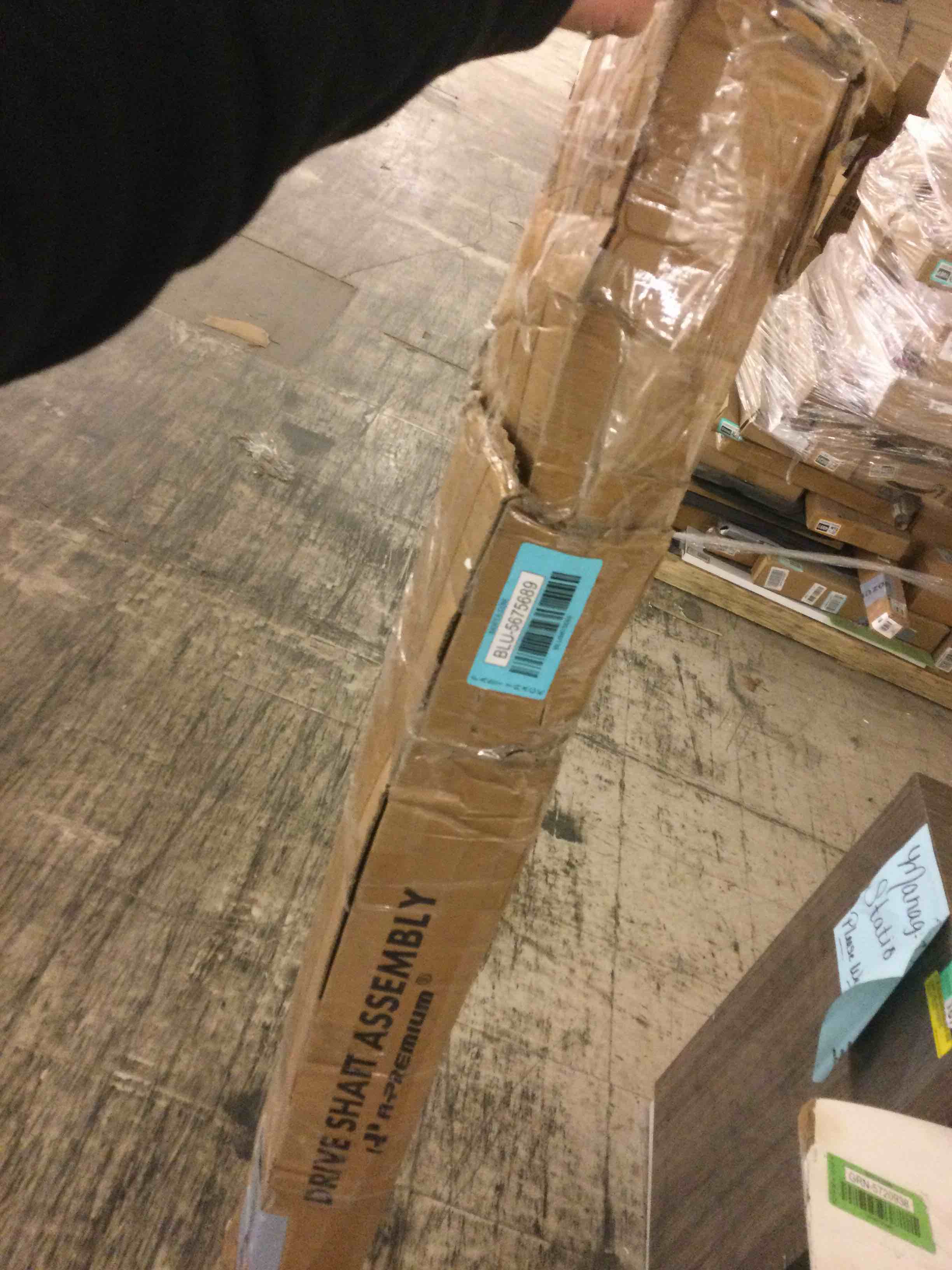 Condition photo showing As Is for A-Premium Rear 50.39" Drive Shaft Prop Shaft Driveshaft Assembly [4WD Automatic Trans 119.0" WB] Compatible with Chevrolet Chevy Silverado 1500 & GMC Sierra 1500 1999-2005, Replace# 15109400 15163798 Fit 1999-2005 Silverado 1500 (4WD 119.0" WB Automatic) - Rear Side