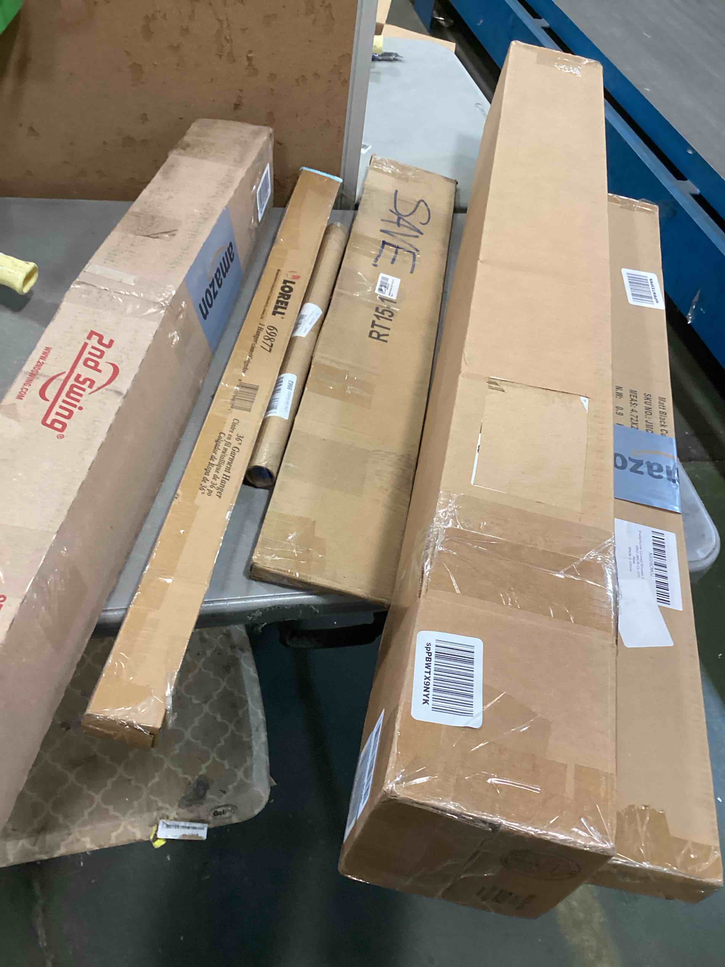 Various assorted items for home maintenance and car accessories