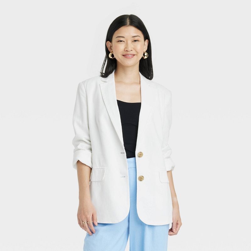 Size S Women's Linen Spring Blazer -