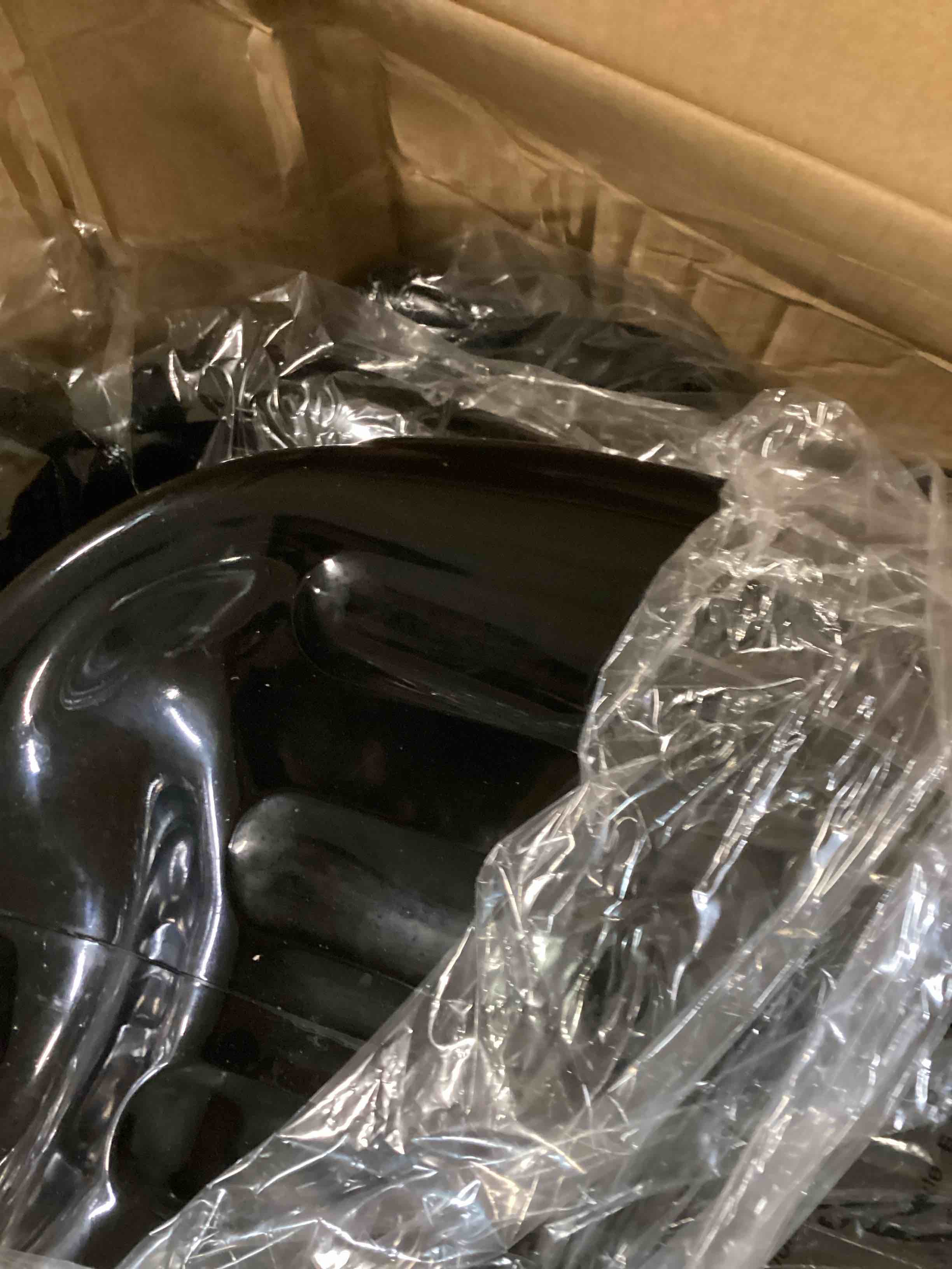 Gowintech Inflatable Marine Vinyl Boat Fender Bumpers Kit with Ropes Needles and Pump 8.5 Inch x 27 Inch Black 4 Packs