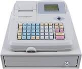 SNKOURIN POS System Cash Register,Electronic Cash Register with Removable Cash Tray and Thermal Printer,Small Square Money Drawer Multifunction Cash Register for Small Business/Retail/Restaurant
