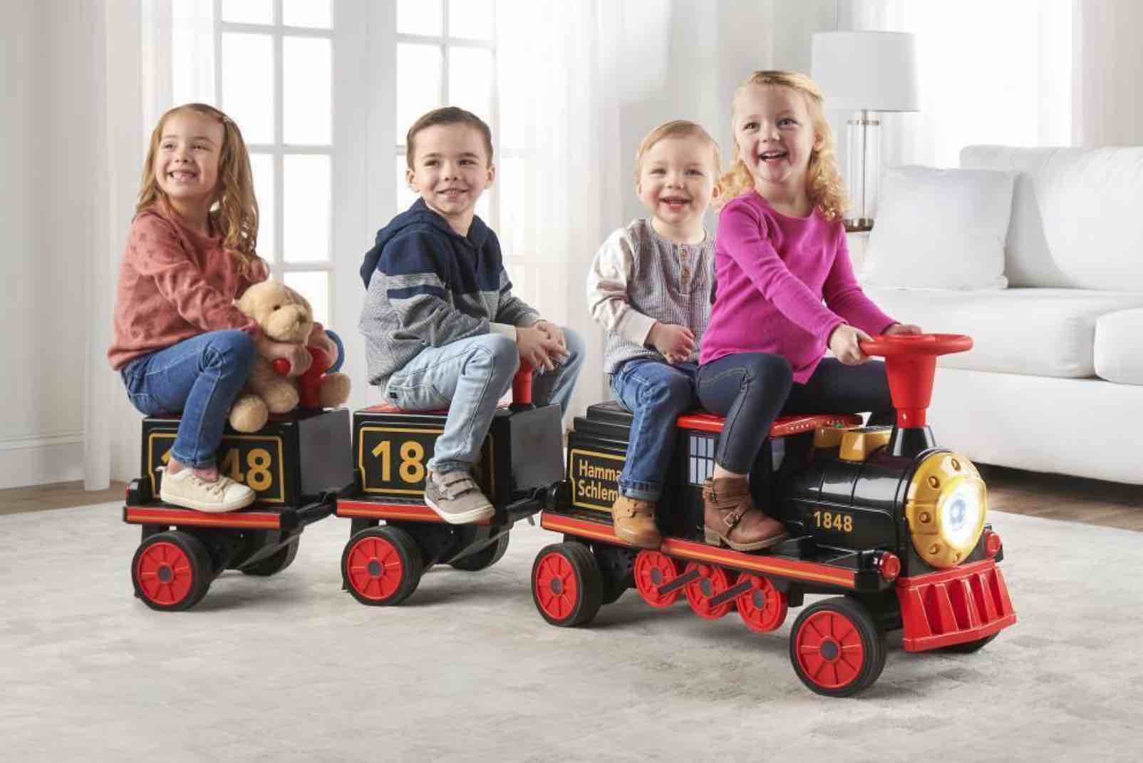 The Hammacher Schlemmer Four Passenger Electric Ride On Train