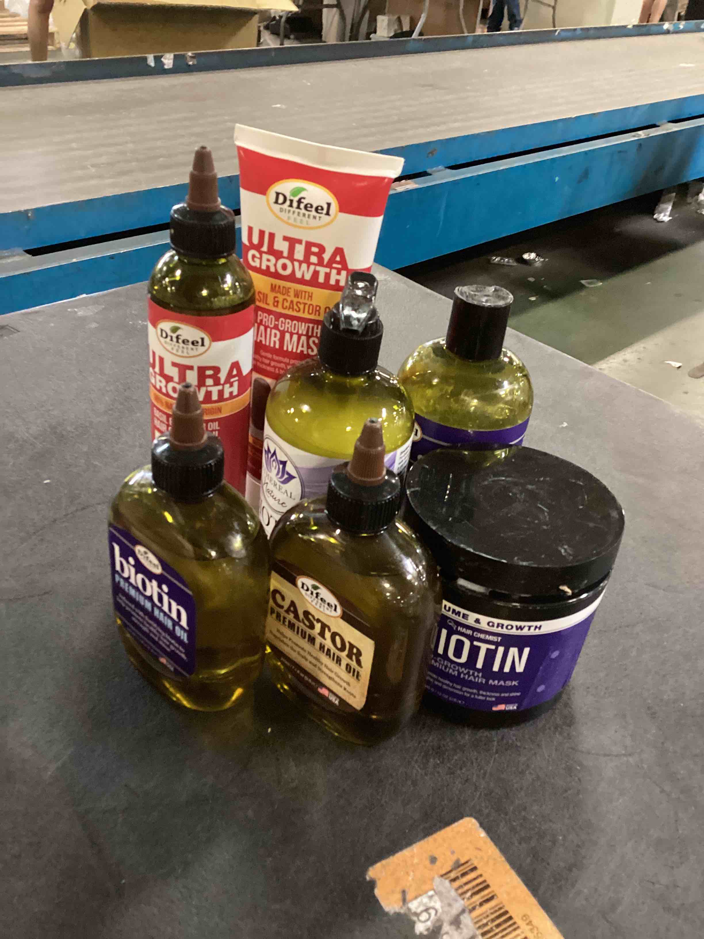 assortment of hair different brands