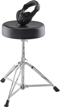 Alesis Drum Essentials Bundle – Complete Electric Drum Set Accessory Pack including A Drum Throne and On-Ear Headphones