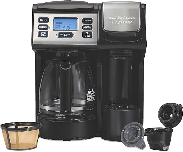 Hamilton Beach 49976 FlexBrew Trio 2-Way Coffee Maker, Compatible with ...