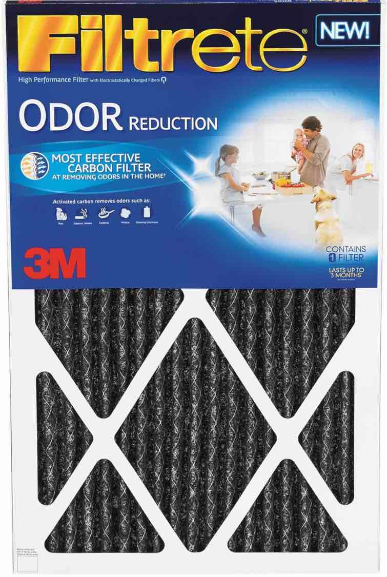 3M COMPANY HOME03-4 20x25x1Odor Reducing Filter