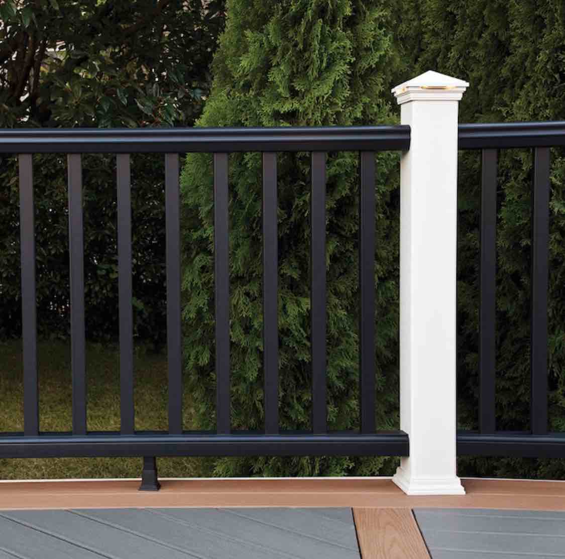 Trex 2-in x 30-in Transcend Charcoal Black Composite Square Deck Baluster (16-Pack)