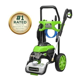 Greenworks 2100 PSI 1.2-GPMs Cold Water Pressure Washer with 4 Spray Tips