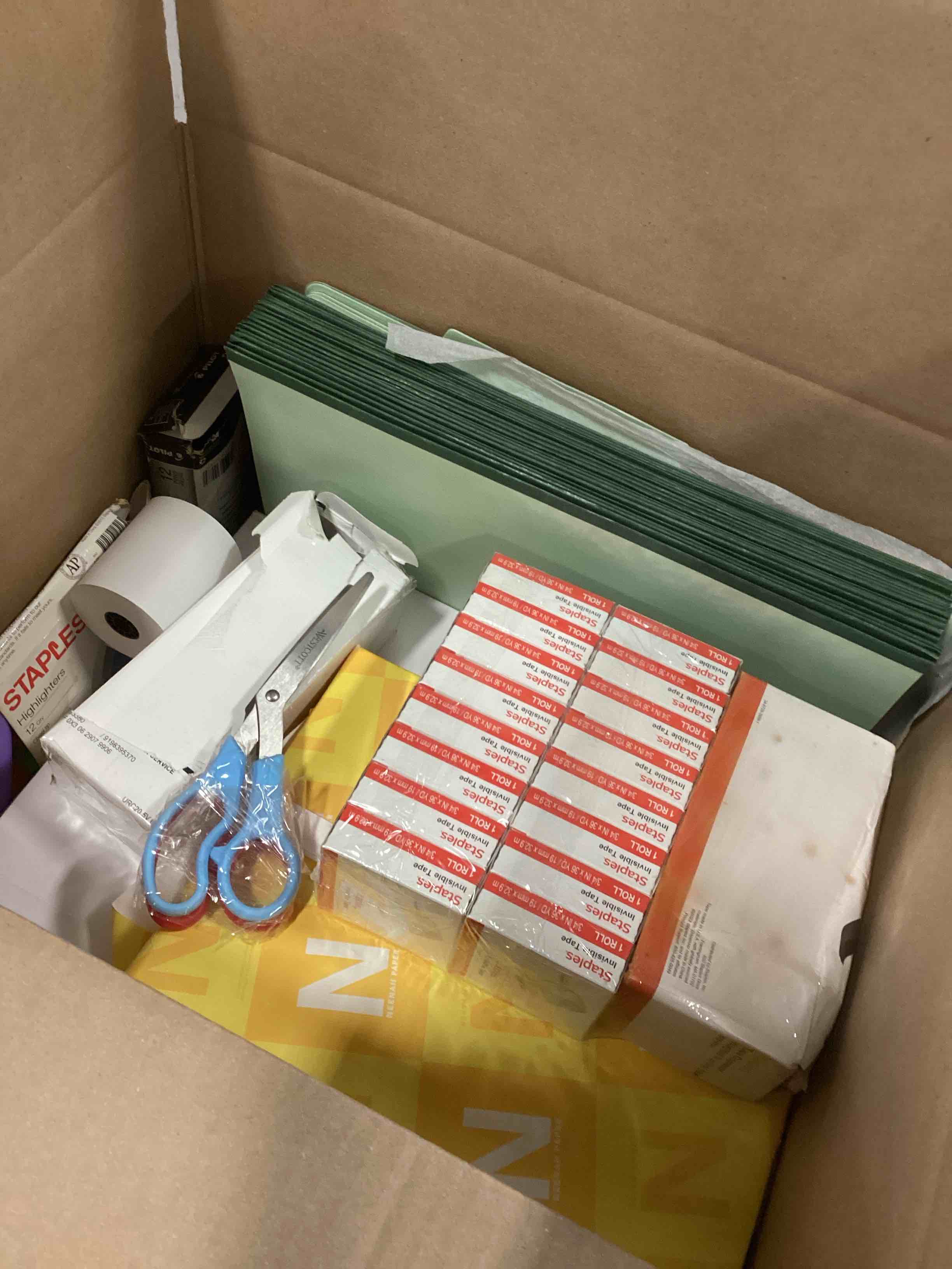 Assorted of variety of products for the maintenance and cleaning of office or home. (expiration date, brands and sizes may vary)