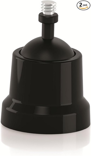 Arlo Outdoor Mount - Arlo Certified Accessory - Pack of 2, Swivel Base, Works with Arlo Essential, Pro 4, Pro 3, Pro 2, Pro, Ultra 2, Ultra Cameras, Black - VMA4000B