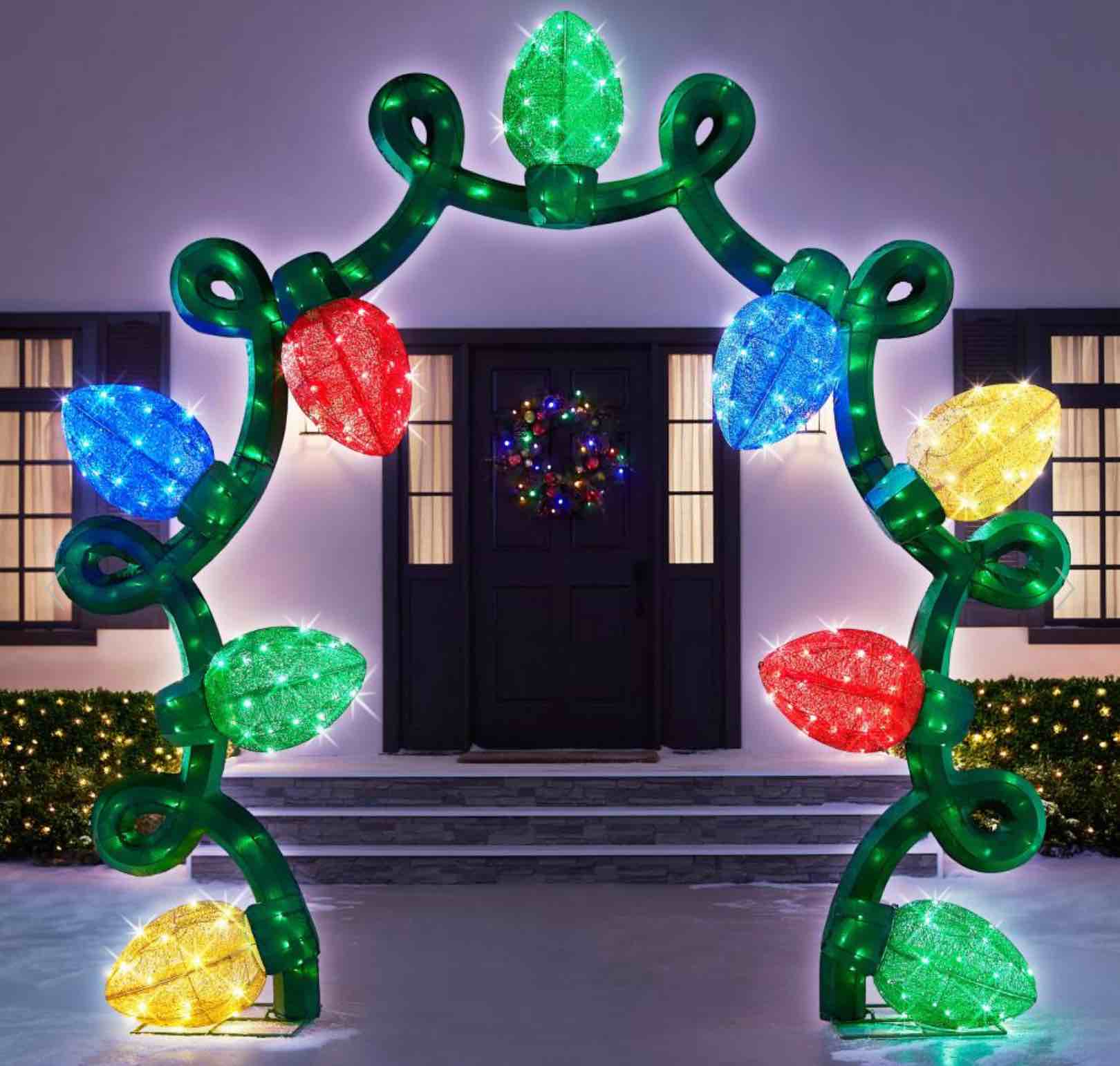 The 8 1/2' Illuminating Festive Archway