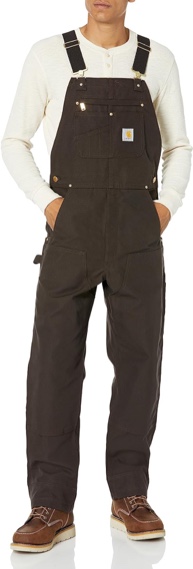 Carhartt mens Relaxed Fit Duck Bib OverallOveralls