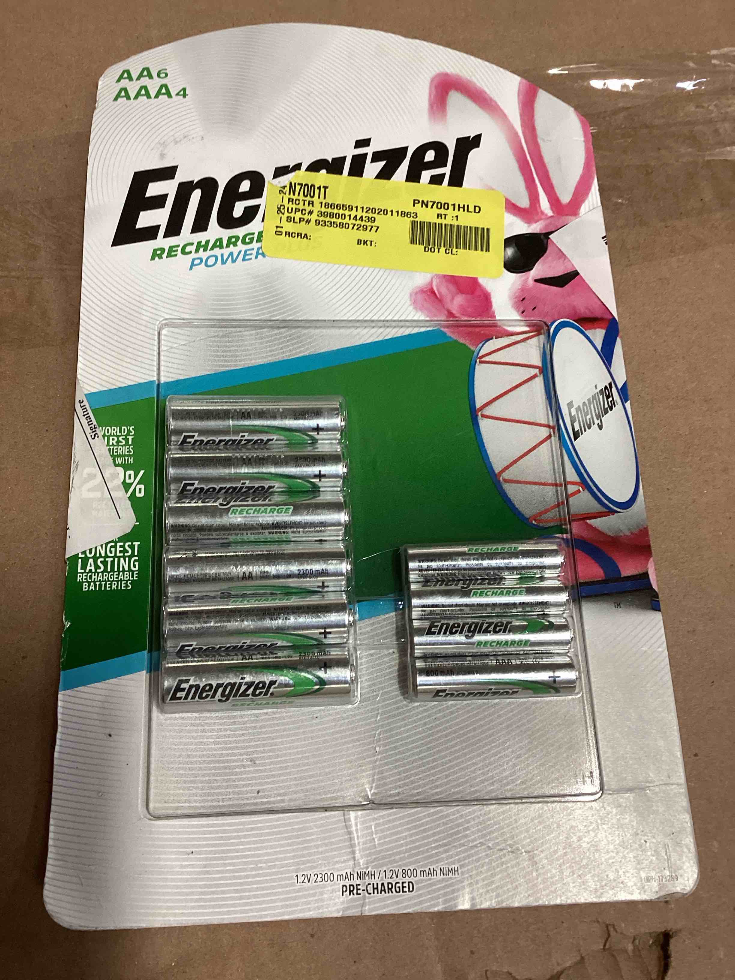 Energizer Batteries AA 6 AAA4