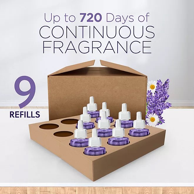 Air Wick Natural Essential Oils, 9 Fragrance Bottles (variety fragrance)