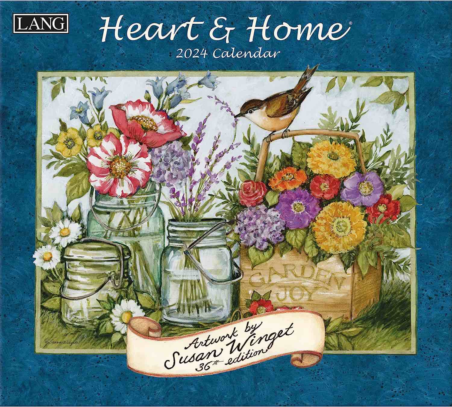 LANG Heart & Home 2024 Wall Calendar 