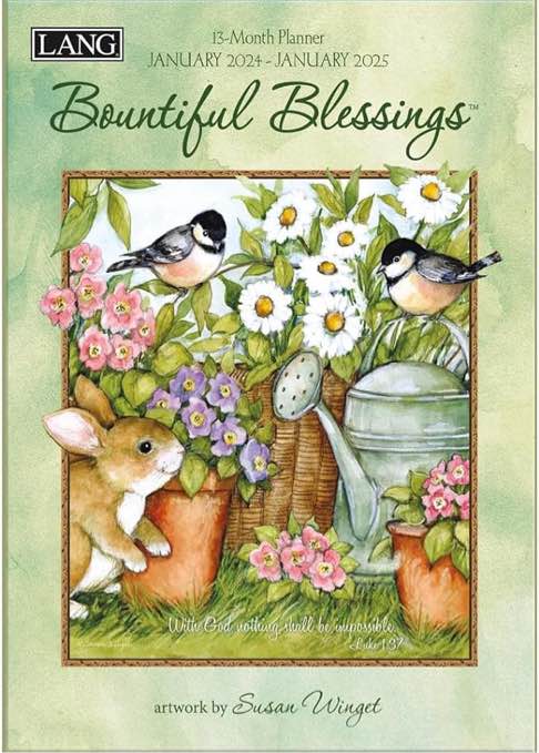 LANG Bountiful Blessings™ 2024 Monthly Planner 