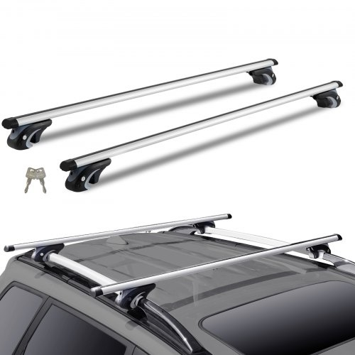 VEVOR Universal Roof Rack Cross Bars, 54" Aluminum Roof Rack Crossbars, Fit Existing Raised Side Rail With Gap