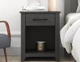 Walter 20.3" 1 Drawer Nightstand
